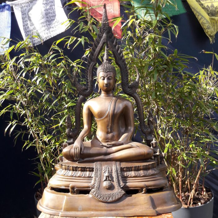 Thaise boeddha 'cheng saen' van brons, Mordor Alkmaar