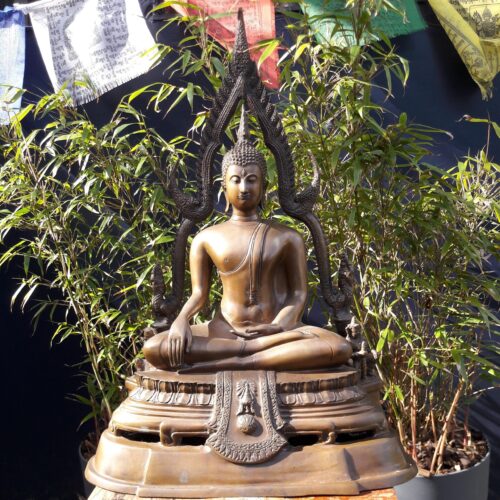 Thaise boeddha 'cheng saen' van brons, Mordor Alkmaar