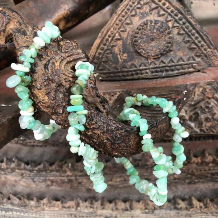 Splitarmband Chrysopraas