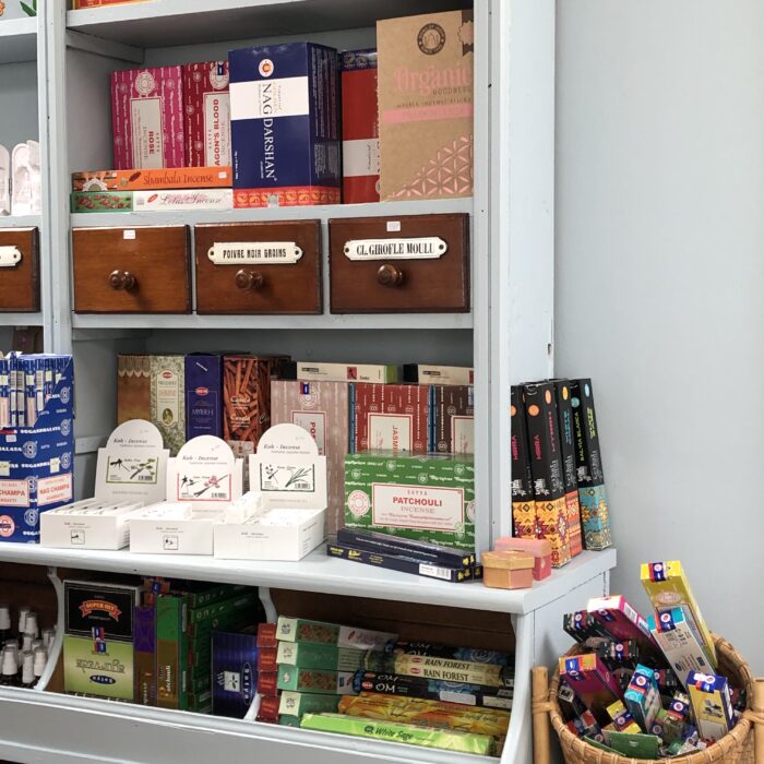 Verschillende soorten wierook in de Winkel!