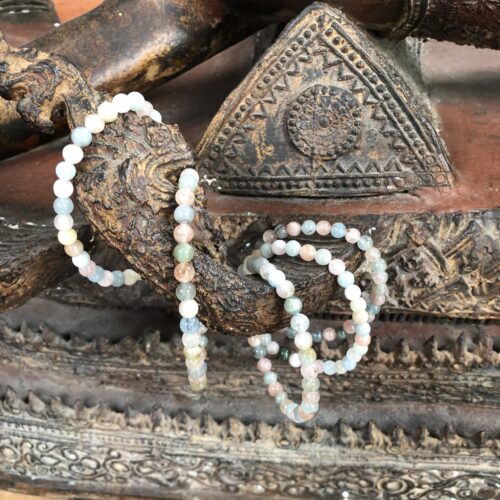 Armband mix Beryl, Aquamarijn, Morganiet