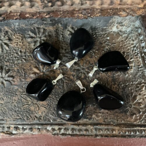 Zwarte Obsidiaan hanger