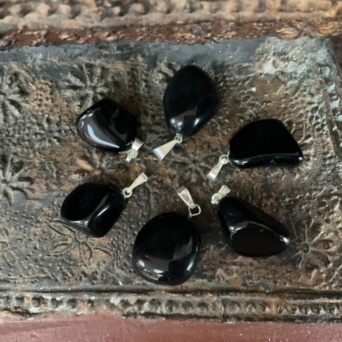 Zwarte Obsidiaan hanger