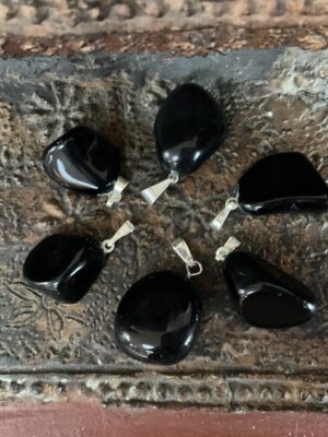 Zwarte Obsidiaan hanger